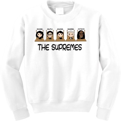 THE SUPREMES Ketanji Brown Jackson RBG Sotomayor Cute Kids Sweatshirt