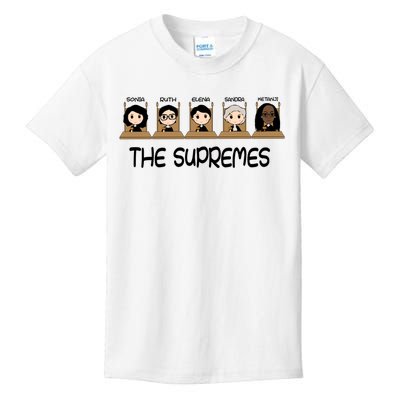 THE SUPREMES Ketanji Brown Jackson RBG Sotomayor Cute Kids T-Shirt