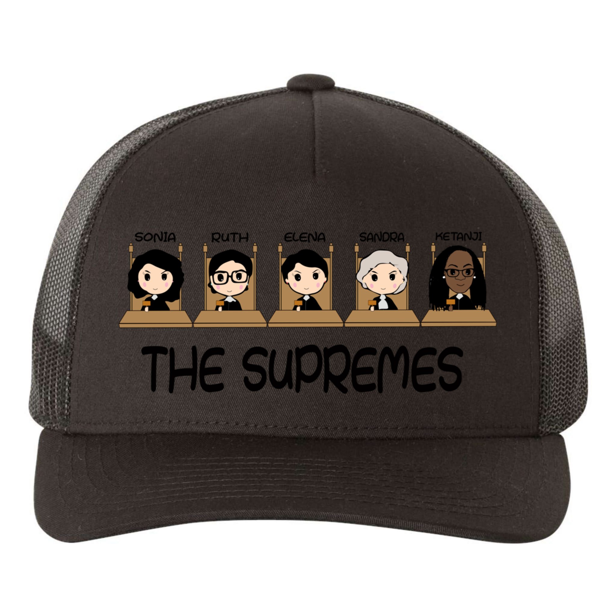 THE SUPREMES Ketanji Brown Jackson RBG Sotomayor Cute Yupoong Adult 5-Panel Trucker Hat