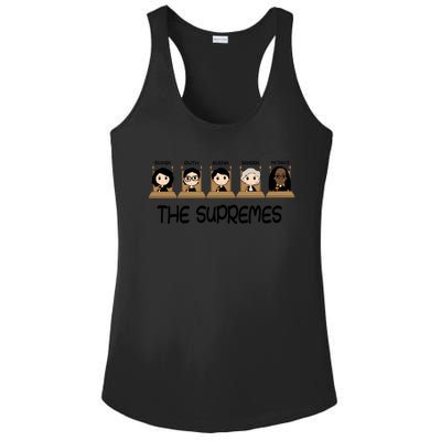 THE SUPREMES Ketanji Brown Jackson RBG Sotomayor Cute Ladies PosiCharge Competitor Racerback Tank