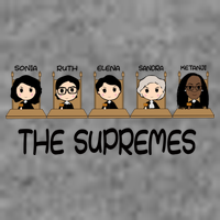 THE SUPREMES Ketanji Brown Jackson RBG Sotomayor Cute T-Shirt