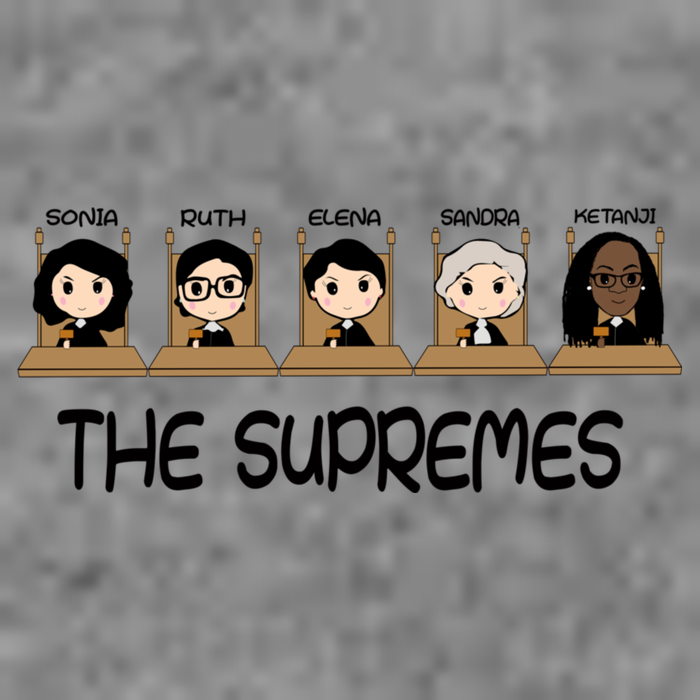 THE SUPREMES Ketanji Brown Jackson RBG Sotomayor Cute T-Shirt