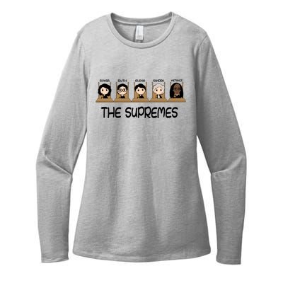 THE SUPREMES Ketanji Brown Jackson RBG Sotomayor Cute Womens CVC Long Sleeve Shirt