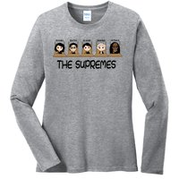 THE SUPREMES Ketanji Brown Jackson RBG Sotomayor Cute Ladies Long Sleeve Shirt