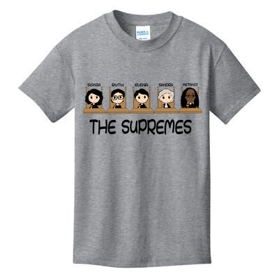 THE SUPREMES Ketanji Brown Jackson RBG Sotomayor Cute Kids T-Shirt