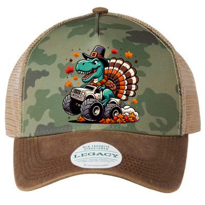 Thanksgiving Shirts Kids Dinosaur T Rex Monster Truck Legacy Tie Dye Trucker Hat