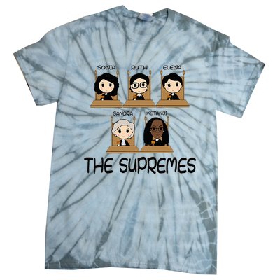 The Supremes Ketanji Brown Jackson Rbg Sotomayor Tie-Dye T-Shirt