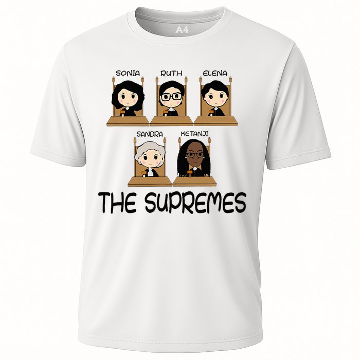The Supremes Ketanji Brown Jackson Rbg Sotomayor Cooling Performance Crew T-Shirt