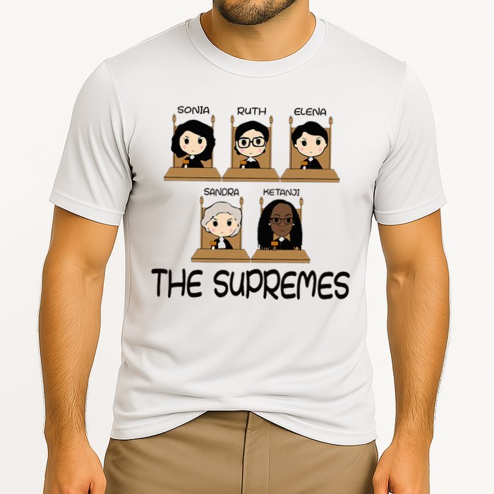 The Supremes Ketanji Brown Jackson Rbg Sotomayor Cooling Performance Crew T-Shirt