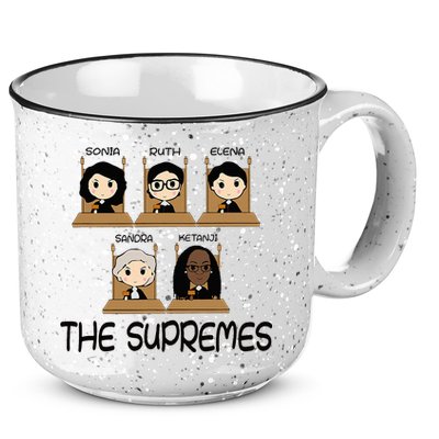 The Supremes Ketanji Brown Jackson Rbg Sotomayor 15oz Campfire Ceramic Mug