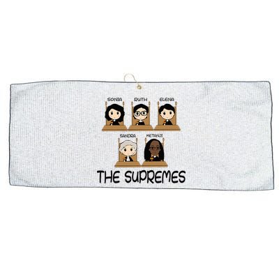 The Supremes Ketanji Brown Jackson Rbg Sotomayor Large Microfiber Waffle Golf Towel