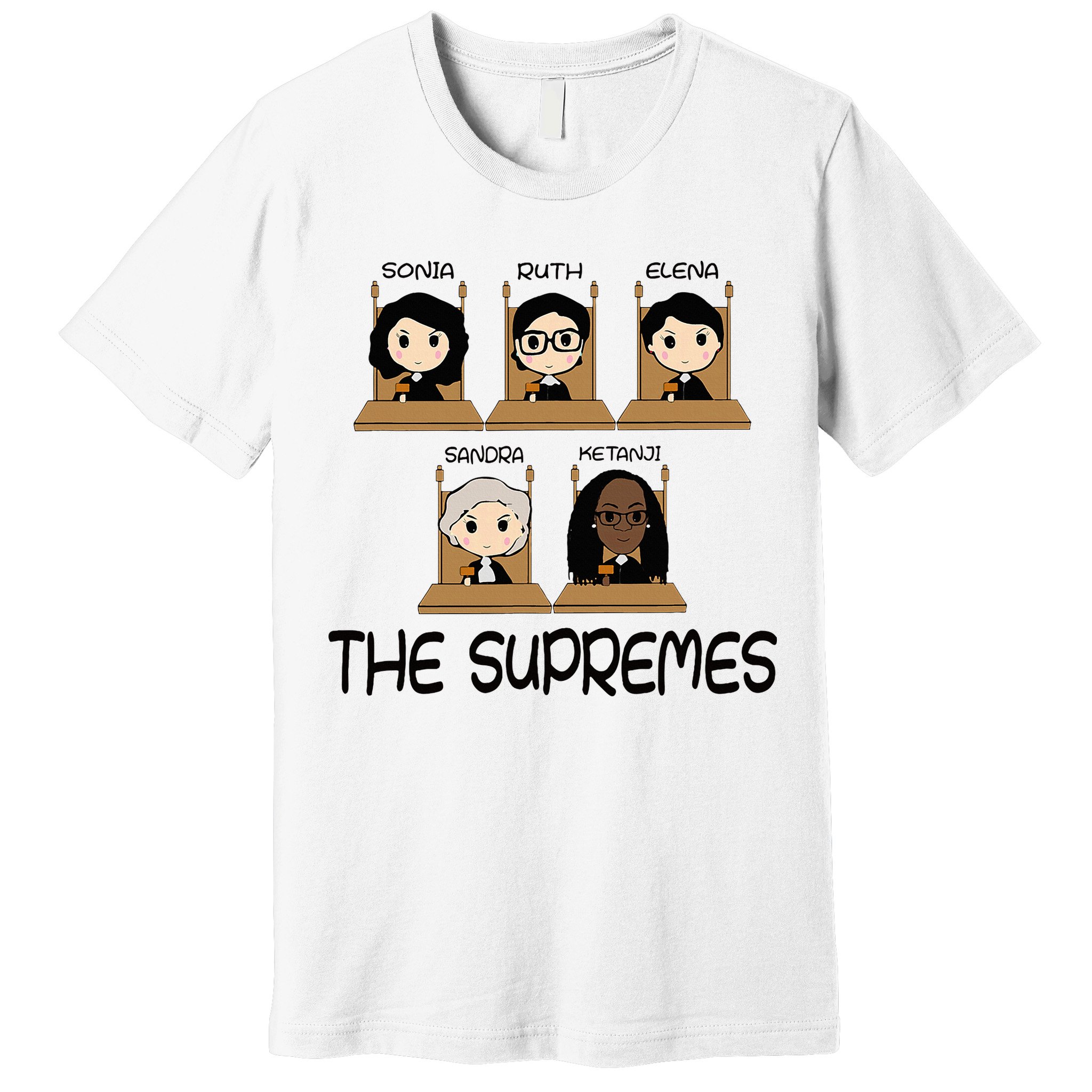 The Supremes Ketanji Brown Jackson Rbg Sotomayor Premium T-Shirt