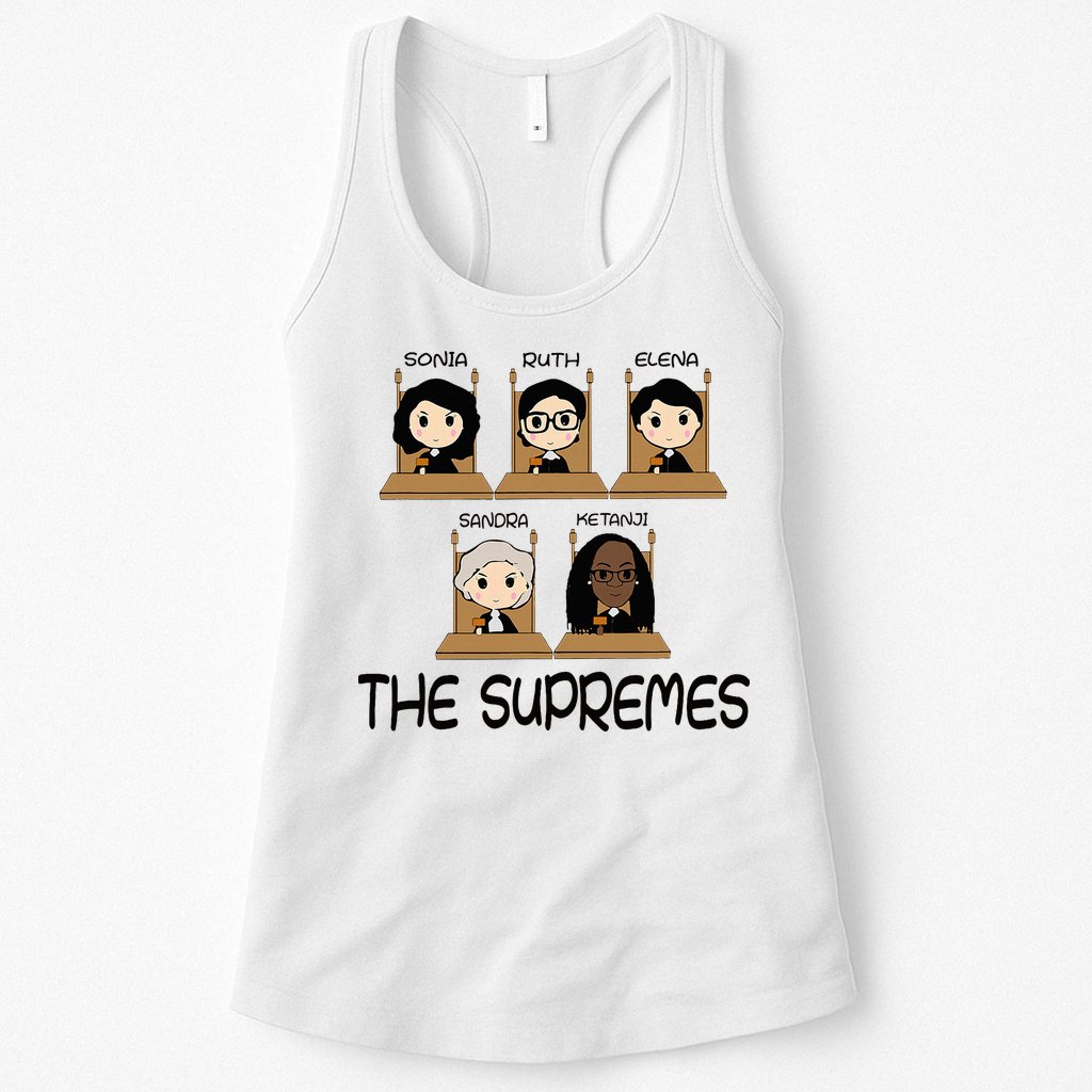 The Supremes Ketanji Brown Jackson Rbg Sotomayor Womens Tank Top