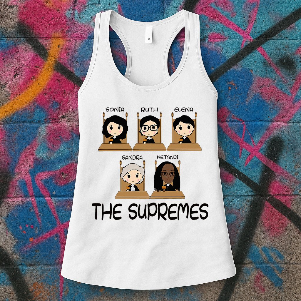 The Supremes Ketanji Brown Jackson Rbg Sotomayor Womens Tank Top