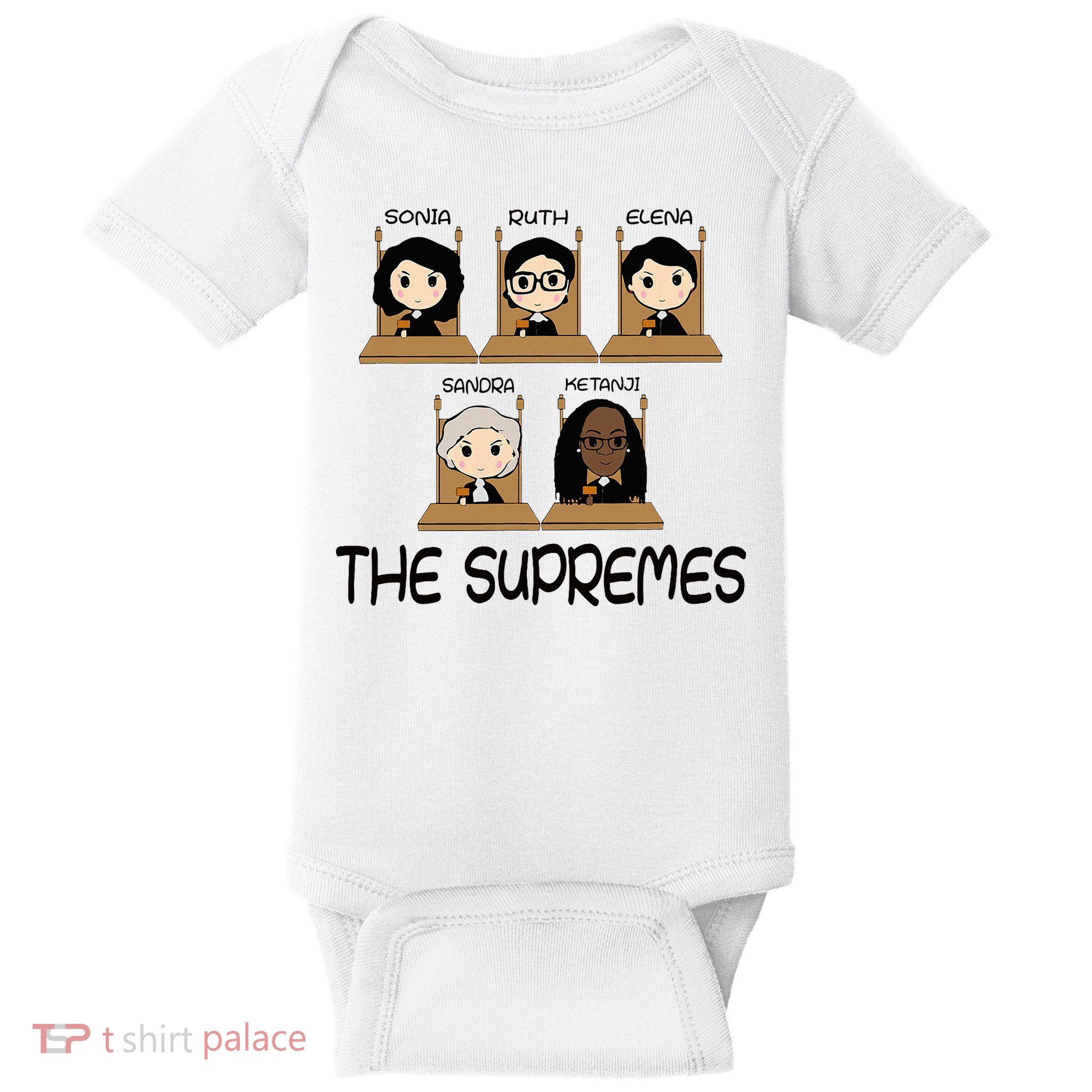 The Supremes Ketanji Brown Jackson Rbg Sotomayor Baby Bodysuit