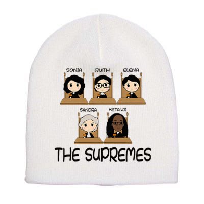 The Supremes Ketanji Brown Jackson Rbg Sotomayor Short Acrylic Beanie