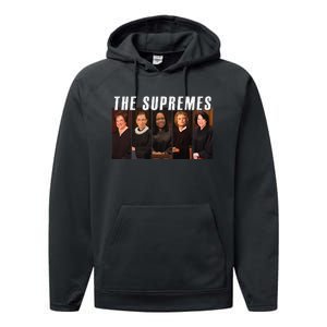 THE SUPREMES Ketanji Brown Jackson RBG Sotomayor Performance Fleece Hoodie