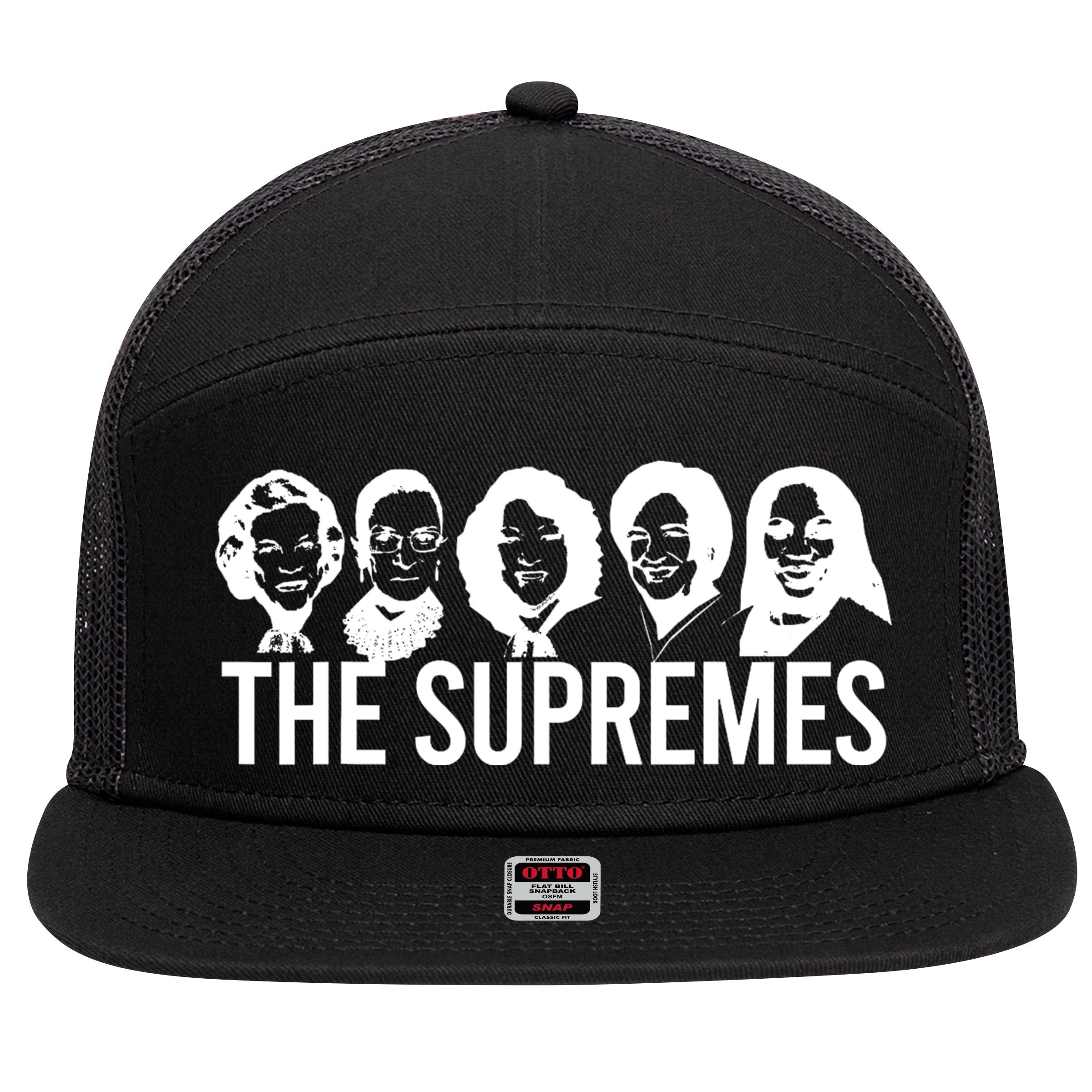 The Supremes KBJ 7 Panel Mesh Trucker Snapback Hat