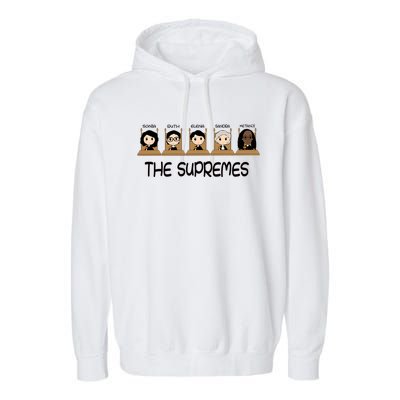 THE SUPREMES Ketanji Brown Jackson RBG Sotomayor cute Garment-Dyed Fleece Hoodie