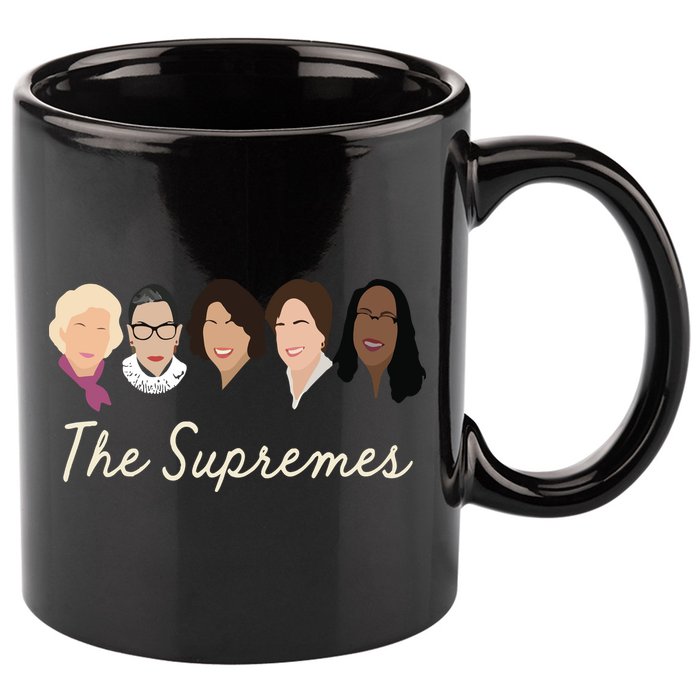 The Supremes Ketanji Brown Jackson Rbg Sotomayor Cute 11oz C Handle Ceramic Mug