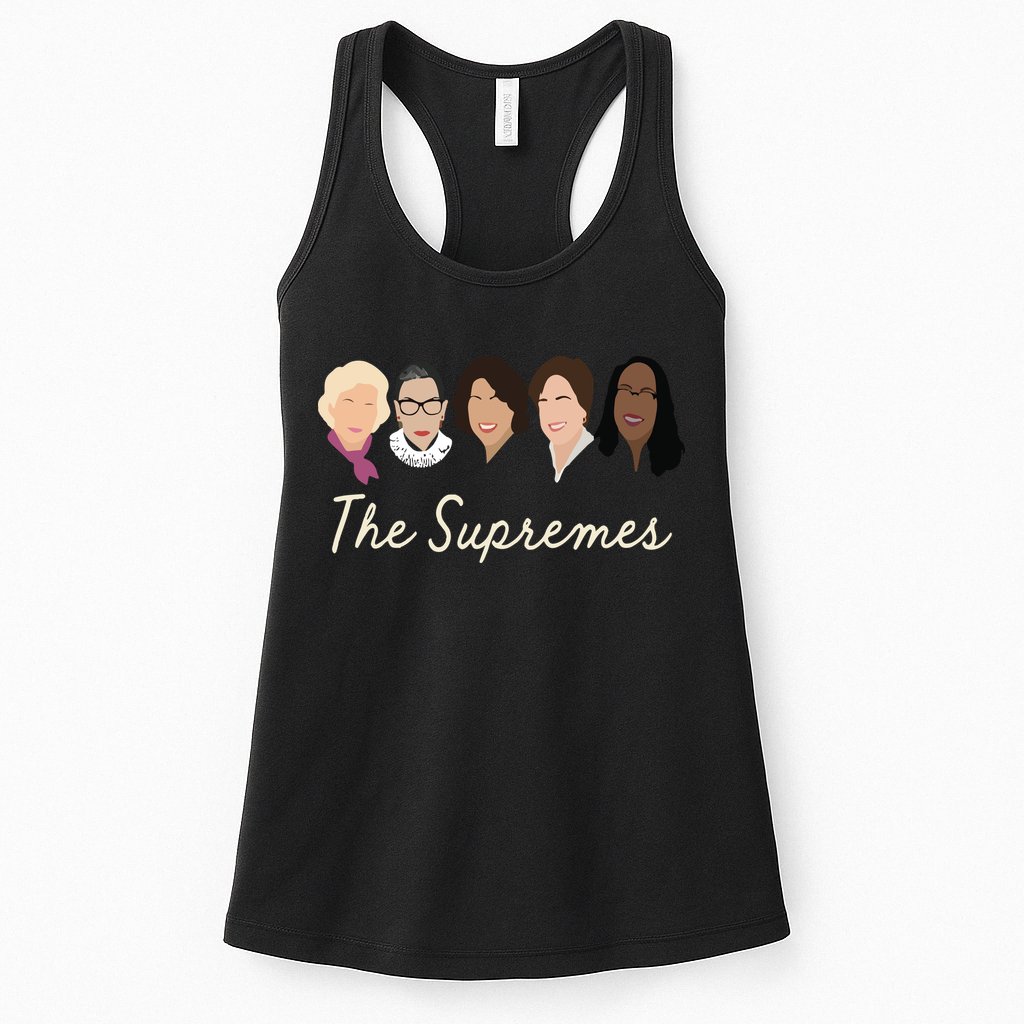 The Supremes Ketanji Brown Jackson Rbg Sotomayor Cute Womens Tank Top