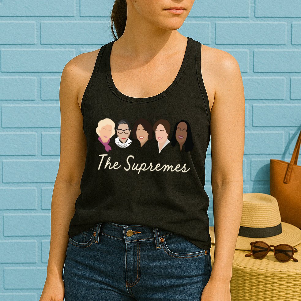 The Supremes Ketanji Brown Jackson Rbg Sotomayor Cute Womens Tank Top