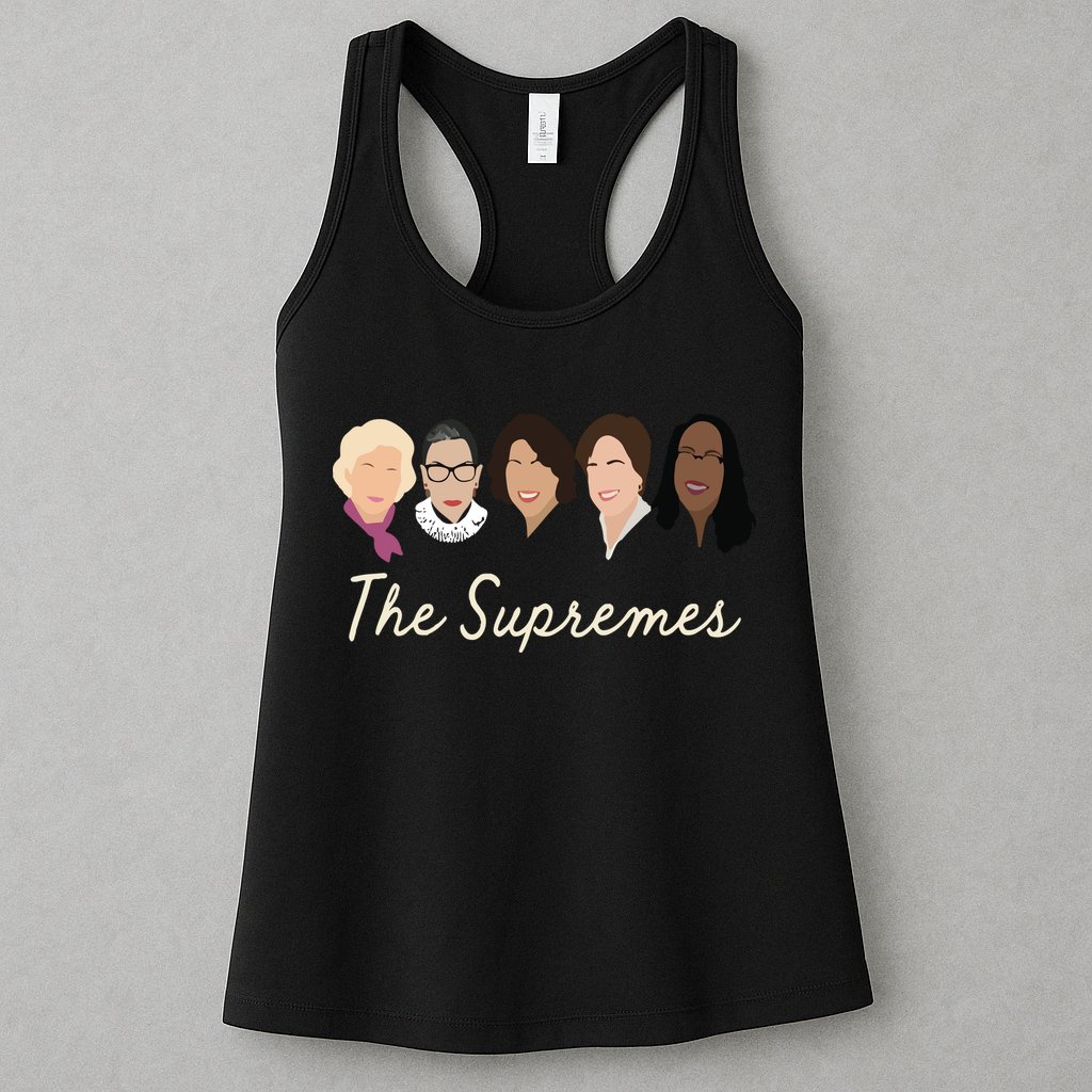 The Supremes Ketanji Brown Jackson Rbg Sotomayor Cute Womens Tank Top