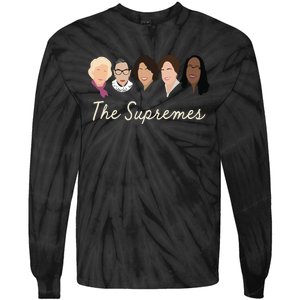 The Supremes Ketanji Brown Jackson Rbg Sotomayor Cute Tie-Dye Long Sleeve Shirt