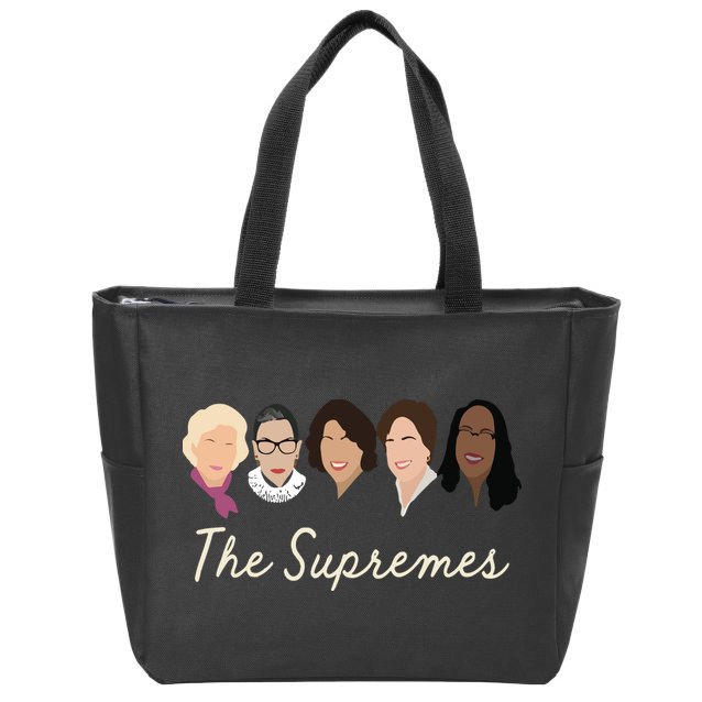The Supremes Ketanji Brown Jackson Rbg Sotomayor Cute Zip Tote Bag