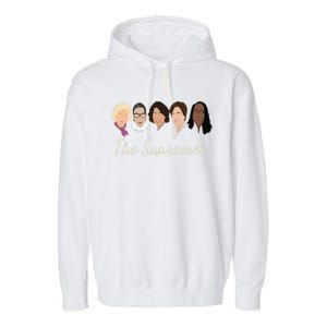 The Supremes Ketanji Brown Jackson Rbg Sotomayor Cute Garment-Dyed Fleece Hoodie