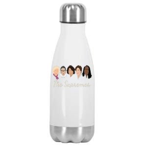 The Supremes Ketanji Brown Jackson Rbg Sotomayor Cute Stainless Steel Insulated Water Bottle