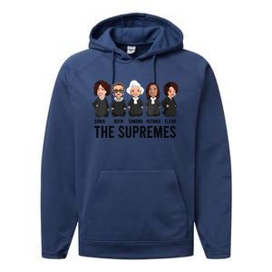 The Supremes Ketanji Brown Jackson Rbg Sotomayor Cute Performance Fleece Hoodie