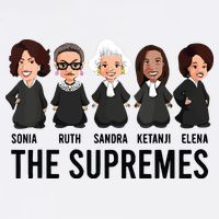 The Supremes Ketanji Brown Jackson Rbg Sotomayor Cute Cool Comfort Performance Bucket Hat