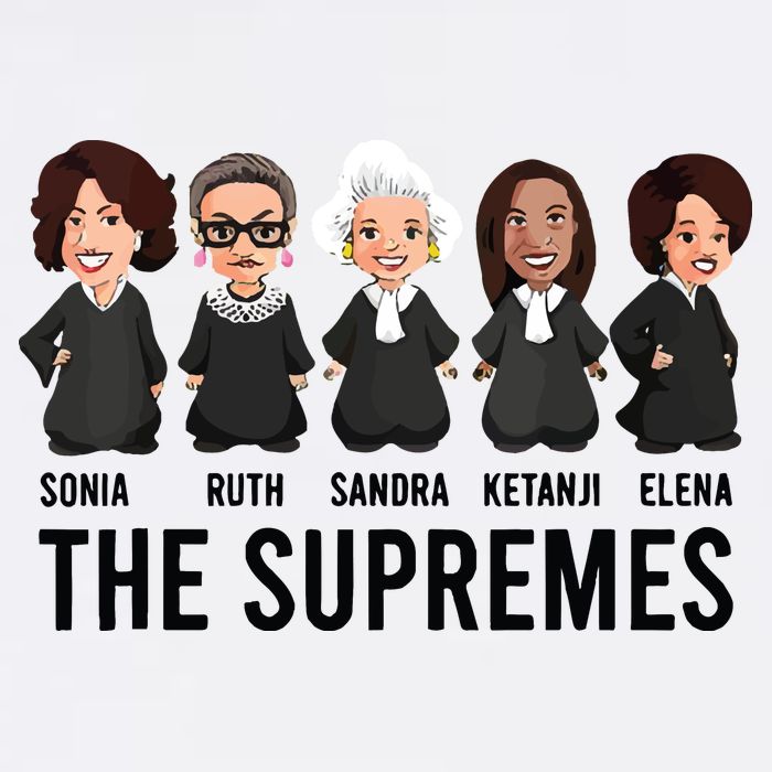 The Supremes Ketanji Brown Jackson Rbg Sotomayor Cute Cool Comfort Performance Bucket Hat