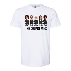 The Supremes Ketanji Brown Jackson Rbg Sotomayor Cute Softstyle CVC T-Shirt