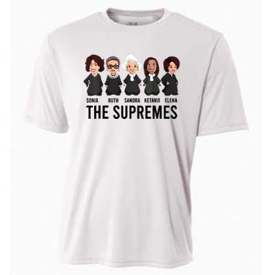 The Supremes Ketanji Brown Jackson Rbg Sotomayor Cute Cooling Performance Crew T-Shirt