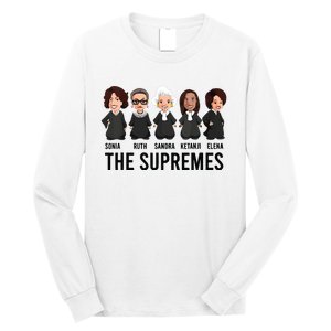 The Supremes Ketanji Brown Jackson Rbg Sotomayor Cute Long Sleeve Shirt