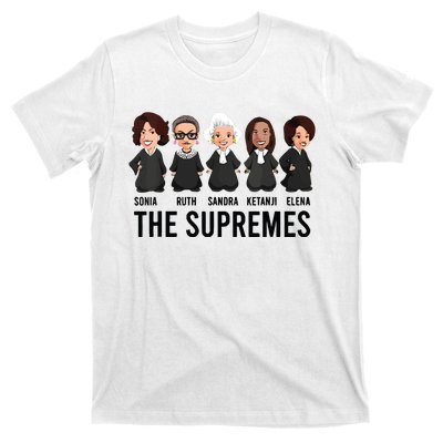 The Supremes Ketanji Brown Jackson Rbg Sotomayor Cute T-Shirt