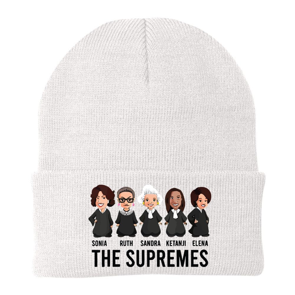 The Supremes Ketanji Brown Jackson Rbg Sotomayor Cute Beanie