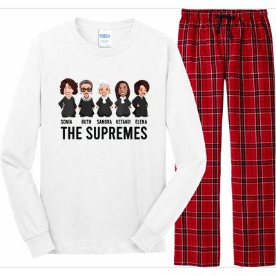 The Supremes Ketanji Brown Jackson Rbg Sotomayor Cute Long Sleeve Pajama Set