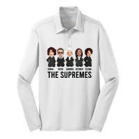 The Supremes Ketanji Brown Jackson Rbg Sotomayor Cute Silk Touch Performance Long Sleeve Polo