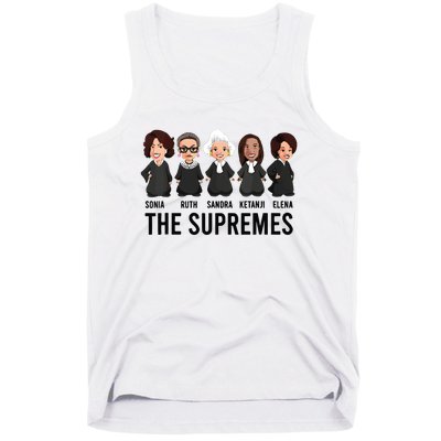 The Supremes Ketanji Brown Jackson Rbg Sotomayor Cute Tank Top