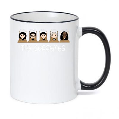 THE SUPREMES Ketanji Brown Jackson RBG Sotomayor Cute 11oz Black Color Changing Mug