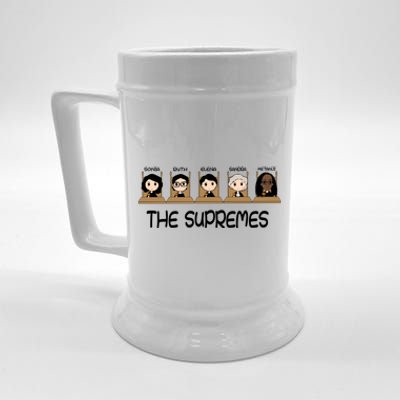 THE SUPREMES Ketanji Brown Jackson RBG Sotomayor Cute Beer Stein