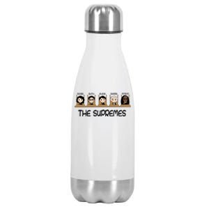 THE SUPREMES Ketanji Brown Jackson RBG Sotomayor Cute Stainless Steel Insulated Water Bottle