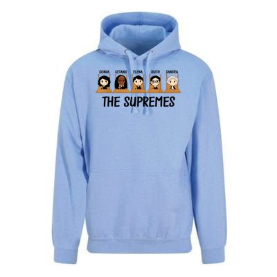 THE SUPREMES Ketanji Brown Jackson RBG Elena Sandra Ruth Sonia Unisex Surf Hoodie