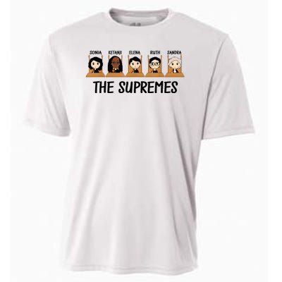 THE SUPREMES Ketanji Brown Jackson RBG Elena Sandra Ruth Sonia Cooling Performance Crew T-Shirt