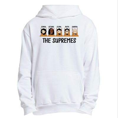 THE SUPREMES Ketanji Brown Jackson RBG Elena Sandra Ruth Sonia Urban Pullover Hoodie