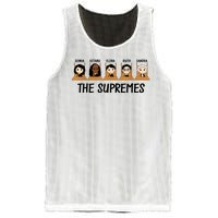 THE SUPREMES Ketanji Brown Jackson RBG Elena Sandra Ruth Sonia Mesh Reversible Basketball Jersey Tank