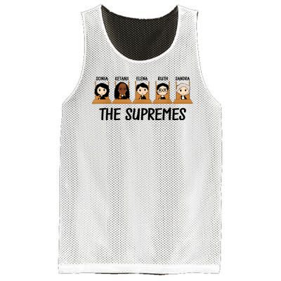 THE SUPREMES Ketanji Brown Jackson RBG Elena Sandra Ruth Sonia Mesh Reversible Basketball Jersey Tank